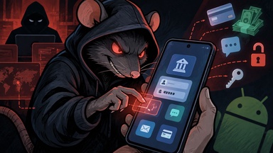 新型Android木马RatHat出现:AI看懂手机画面,还能盗取银行资料
