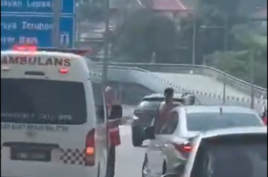 Naked traffic incident in Penang prompts police response