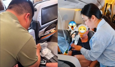 Malaysian doctor couple saves passenger from allergic shock mid-flight