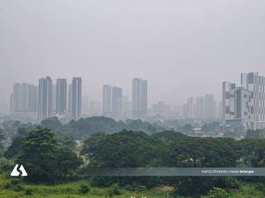 Jerebu: 17 kawasan catat IPU tidak sihat, Johan Setia tertinggi setakat 7 pagi