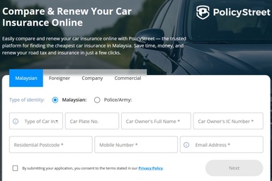 Top 7 Car Insurance Renewal Providers in Malaysia 2026