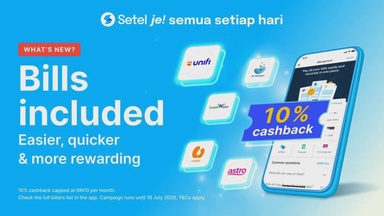 Aside from pumping petrol, Setel can now settle your utility bills too