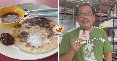 【新加坡“最懒惰小贩”🤣】摊位只卖冷冻Prata+即食咖喱，小贩：“因为我Lazy！”（内附影片）