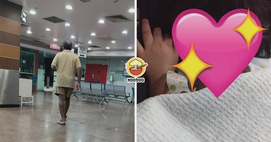 【“Baby不冷吗?”】担心巫裔宝宝在医院会冷,印裔大叔去借被子感动全网!