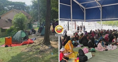 【“我们能去哪里？”】遭赶出槟城后在『难民署办事处』外搭Tent，110罗兴亚人已被转移！