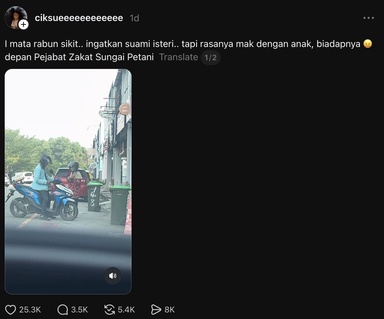 Anak Ditahan Polis Selepas Video Depan Pejabat Zakat Tular, Ibu Rupa-Rupanya OKU Mental