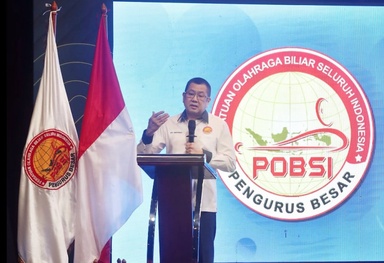 Rakernas POBSI 2026, Hary Tanoesoedibjo: Komitmen Kami Bawa Biliar Indonesia Naik Level