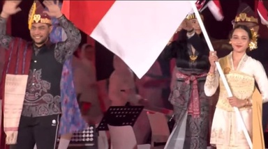 Asian Games 2026 Resmi Dibuka, Kontingen Indonesia Tampil Elegan