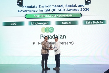 Kinerja ESG di Atas Rata-Rata Sektor, Pegadaian Raih Empat KESGI Award 2026
