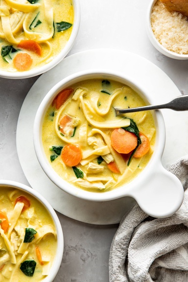 Creamy Chicken Noodle Soup