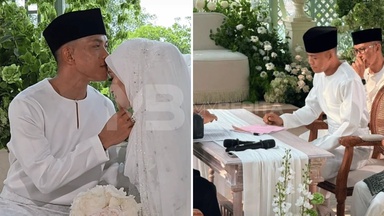 Arif Aiman tamatkan zaman bujang, sah bergelar suami kepada Aliah Natasha
