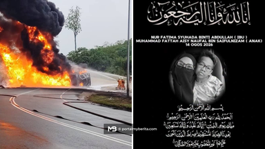 Lori tangki hempap kereta, pemandu direman empat hari