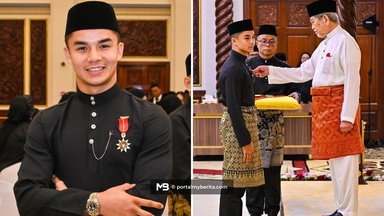 Johan Ghazali terima pingat Ahli Bintang Sarawak