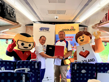 KTMB and LEGOLAND Malaysia Strengthen Rail Tourism to Johor