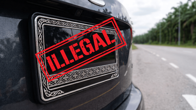 Plat nombor kenderaan bergaya di Malaysia: Penjelasan mengenai denda JPJ