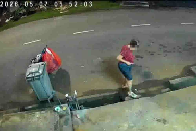 CCTV captures repeated incidents of woman defecating in front of Seremban shop