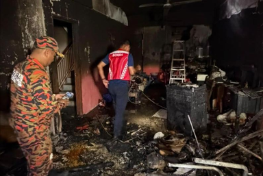 Man, eight-year-old nephew die in Port Klang shophouse fire
