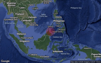 Gempa Bumi Magnitud 3.7 Dikesan 88km Dari Utara Sandakan