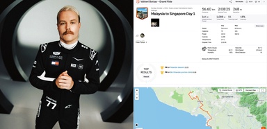 "Berani Hang Masuk Kebun Sawit Malam-Malam" Pemandu F1 Berbasikal Dari KLIA Ke Singapura