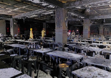Pub fire probe begins