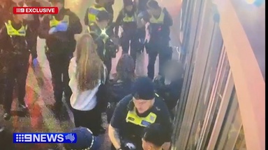 Three stabbed in Melbourne CBD