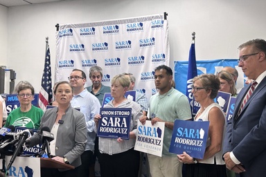 Wisconsin governor candidate says her campaign has far less money than she thought