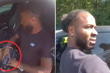 Raheem Sterling filmed in Lamborghini with nitrous oxide canisters on lap during dangerous driving arrest