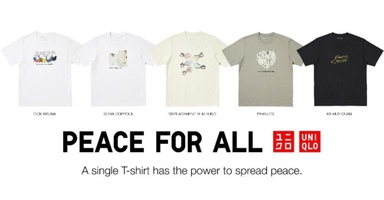 Five New Designs Announced for UNIQLO PEACE FOR ALL Charity T-Shirt Project