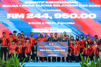 Selangor SUKMA: Johor medallists receive RM1.76 million in incentives