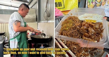 “I want to give back” – Kedah Hawker, a Former Chef in the UK, Now Offers RM3 All-You-Can-Eat Meals