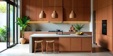 The Customised Kitchen Using Custom Cabinets That Fit Your Space Immaculately