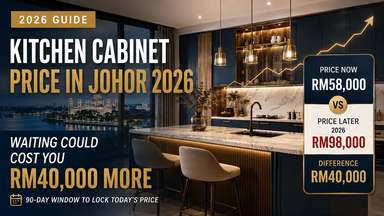 Kitchen Cabinet Price in Johor 2026: Why Waiting to Renovate Could Cost You RM40,000 More!