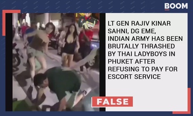 Thailand Video Shared As Indian Army Gen Thrashed By Trans Women