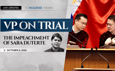 LIVE UPDATES: Sara Duterte impeachment trial | Oct. 8, 2026