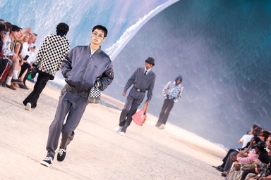 Louis Vuitton Built a Literal Oasis for Paris’s Scorching Fashion Week