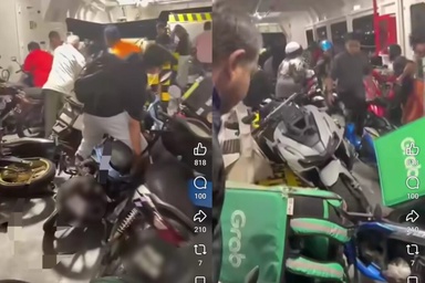 [VIDEO] Feri Pulau Pinang langgar kapal kargo, 92 penumpang cemas