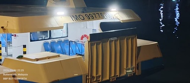 Enam penumpang parah, feri langgar kapal kargo
