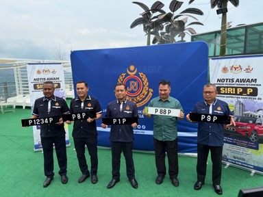 JPJ to launch ‘P‑P’ special plate series for 80th anniversary, bidding opens April 20 from RM300