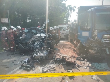 Six in same family dead, toddler fighting for life after lorry collides with Proton X50 in Sungai Petani
