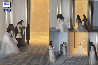Bridesmaid ‘Lindungi’ Pengantin, Elak Momen Bahagianya Dicuri Wanita Tua