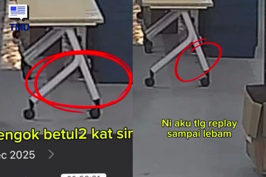 Puting Hilang Dalam Gudang, Muncul Semula Depan Mata Dalam Rakaman CCTV