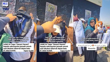Jemaah Ditegur Ketika Didakwa Mencari Keberkatan Pada Batu Di Jabal Rahmah