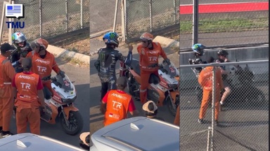 Alex Rins Terlibat Pertengkaran Dengan Marshal Di MotoGP Mandalika