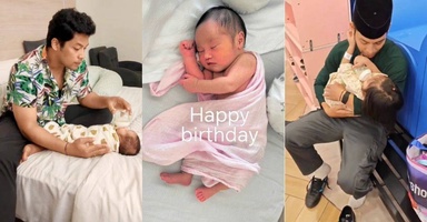 'Terima kasih ibu lahir & jaga Hawra.' Ucapan Kamal Adli sempena ulang tahun kedua anak undang sebak