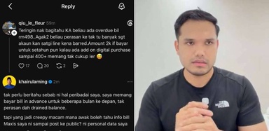 Khairul Aming persoal kebocoran data, maklumat bil telefon didakwa dikongsi tanpa izin – 'Macam mana awak boleh tahu?'