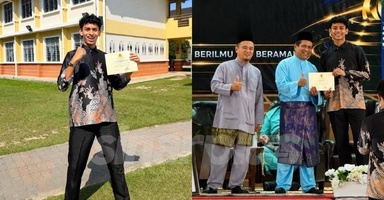 'Setiap kejayaanmu milik-NYA' - Rita Rudaini syukur anak raih Anugerah Pengetua MRSM, penutup Tingkatan Lima