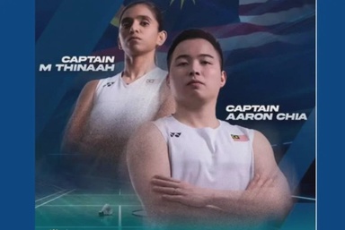 Aaron, Thinaah ketuai skuad negara ke Piala Thomas, Uber 2026