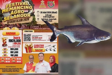 Penganjur mohon maaf lepaskan patin siam dari Tasik Shah Alam