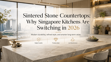 Sintered Stone Countertops: Why Singapore Kitchens Are Switching in 2026