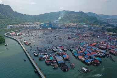 Massive Sandakan fire leaves 9,007 homeless